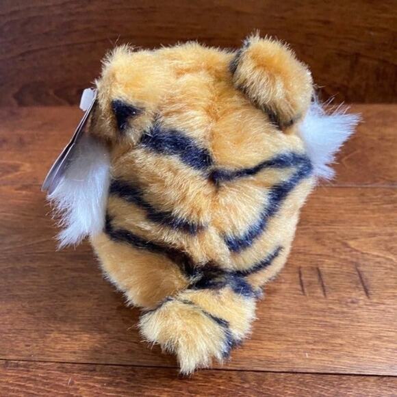 SWIBCO Puffkins Vintage 1990s "Tipper" Tiger Plush - Picture 3 of 3